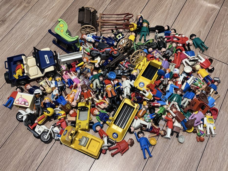 Wielki mix Playmobil figurki pojazdy