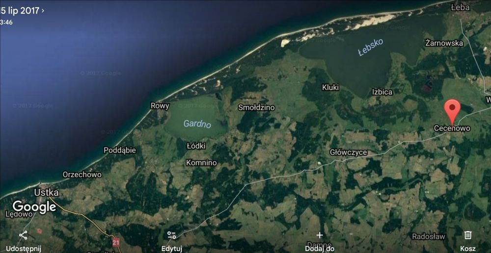 Działka inwestycyjna - agroturystyka, Łeba, morze, jezioro, plaża