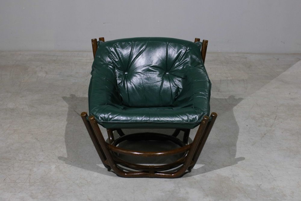 Par de poltronas nórdicas em bambu | Design nórdico