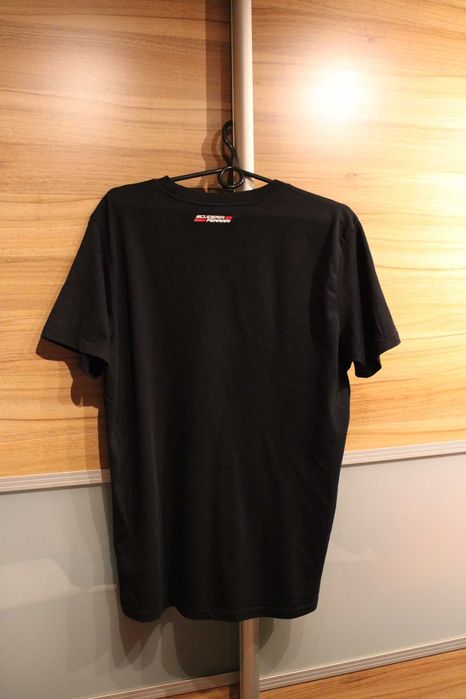 PRAWIE NOWY, T-shirt,SCUDERIA FERRARI, męski,roz.M,czarna