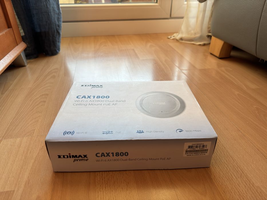 Edimax CAX1800, Wi-Fi 6, Access Pointy, router