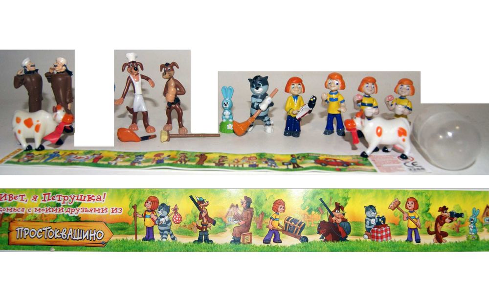 Игрушки Киндер сюрприз Фигурки животных лот серия