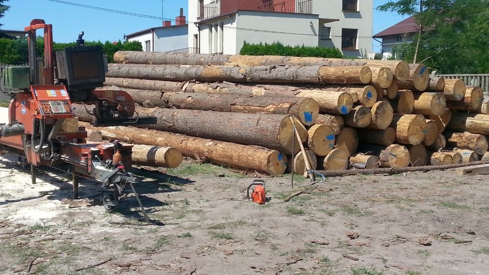 Tartak Spalinowy Objazdowy Przejezdny