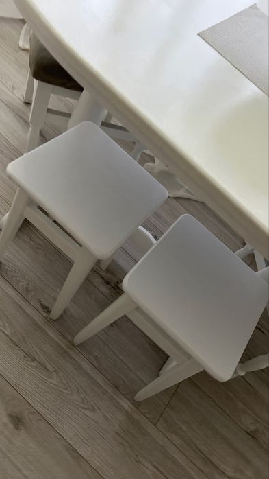 Комплект Стіл+2 стільці+ 2 табурети