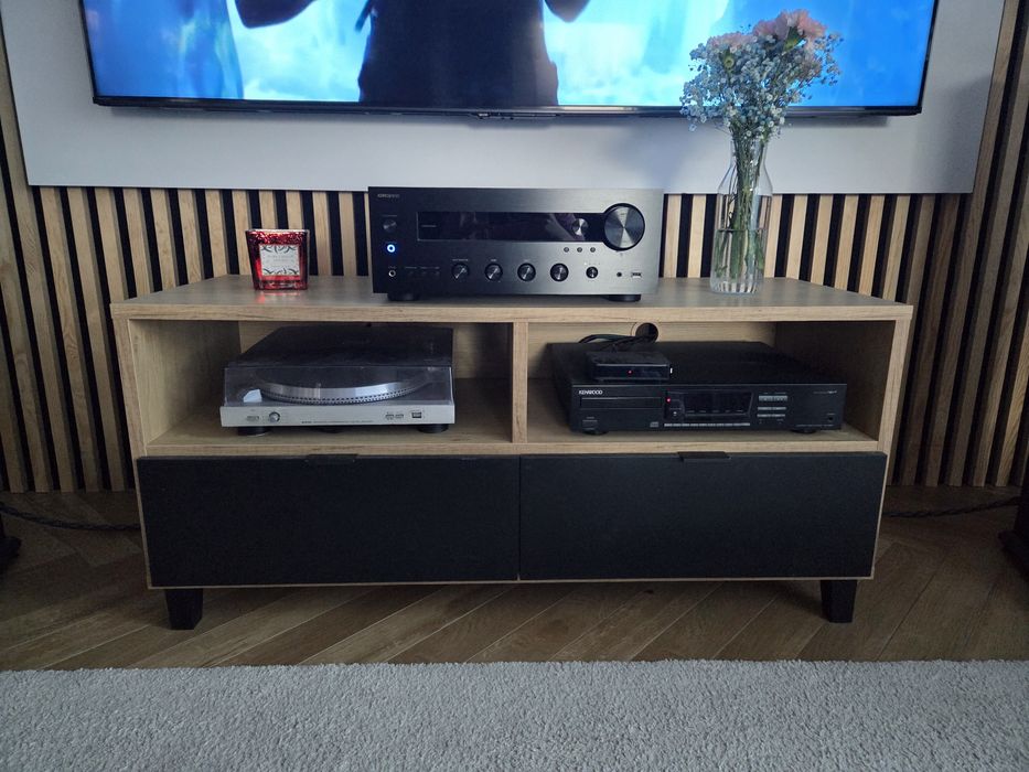 Rtv VOX drewniano czarna 120cm