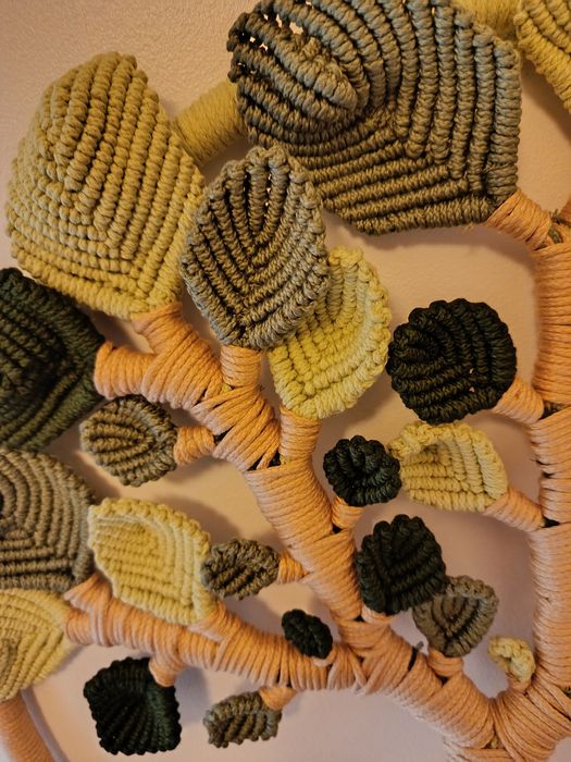 Decoração moderna em macramé para a sua casa.Trabalho manual  inovador