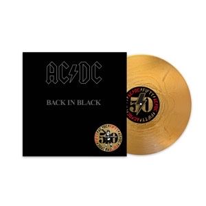 AC/DC — Back in Black Gold Vinyl, нова платівка