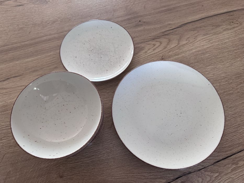 Lubiana boss 6630U budyniowa talerz głęboki 18 cm plus 2 talerze