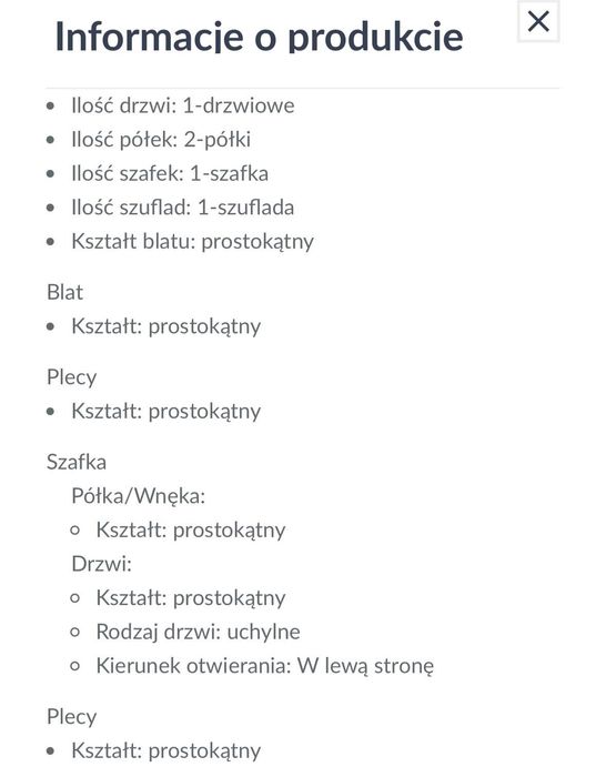 Biurko młodzieżowe Wójcik