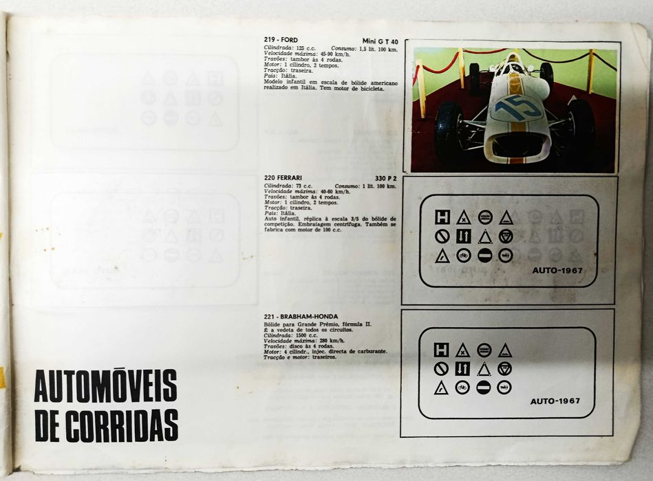 Caderneta AUTO 1967