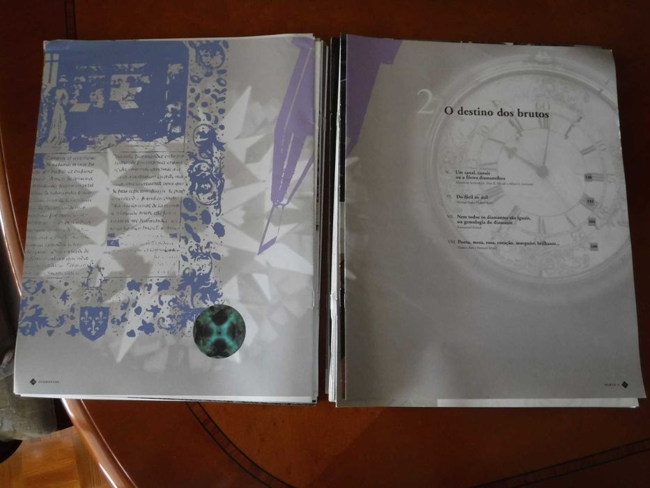 42 fascículos do livro "Diamantes"