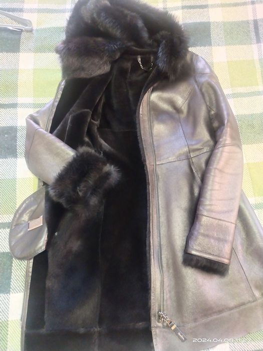 Продам шкіряну Дублянку 44р(S)