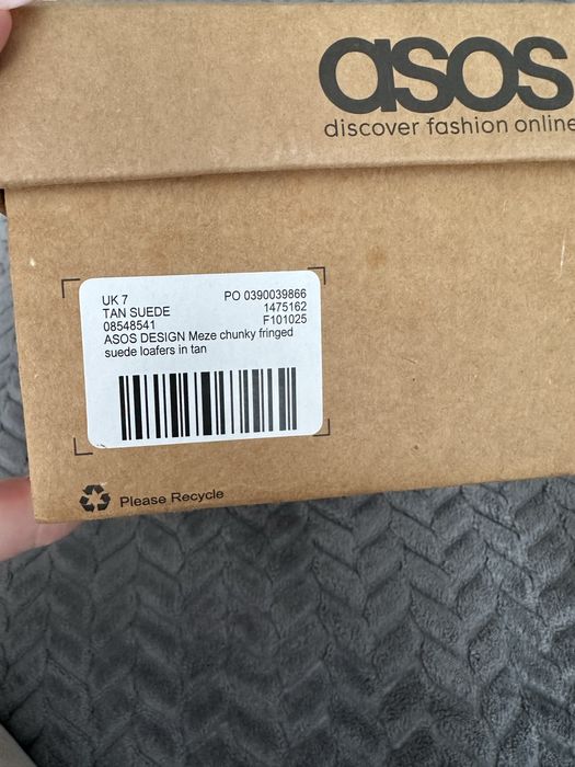 Лофери шкіряні ASOS