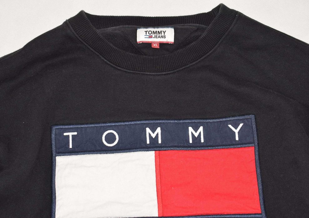 Tommy Hilfiger bluza crewneck big logo XL