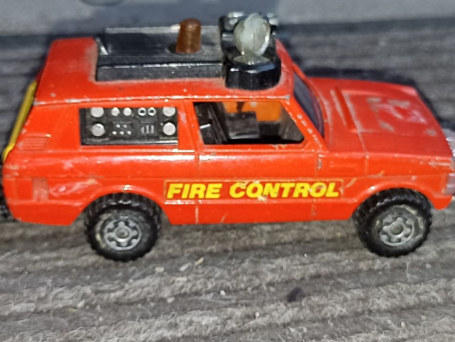 Model Range Rover strażacki matchebox Speed Hings K-64 z 1977 r