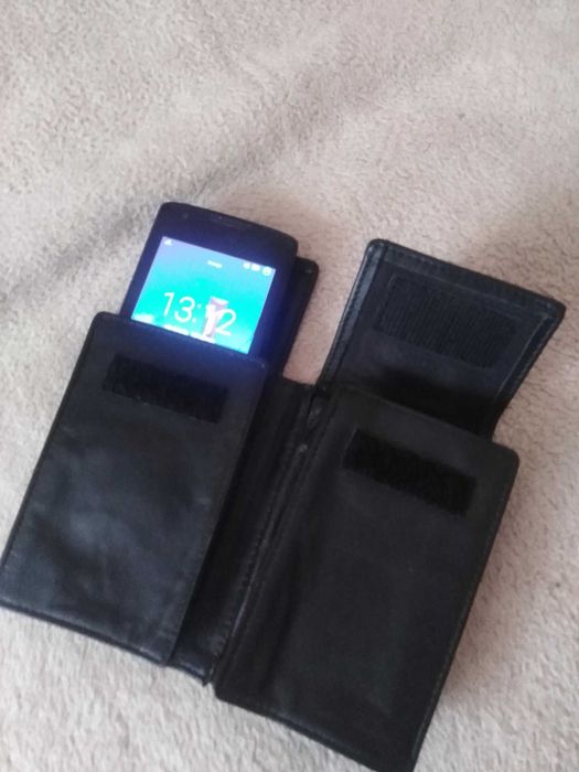 Pokrowiec (etui) dwukomorowy czarny