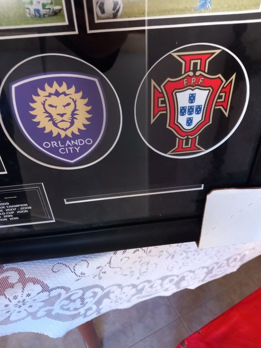 Nani autografo moldurado e certificado