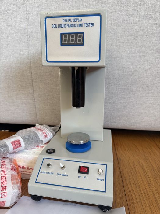 Penetrometro (teste de limite de liquidez e plasticidade do solo)