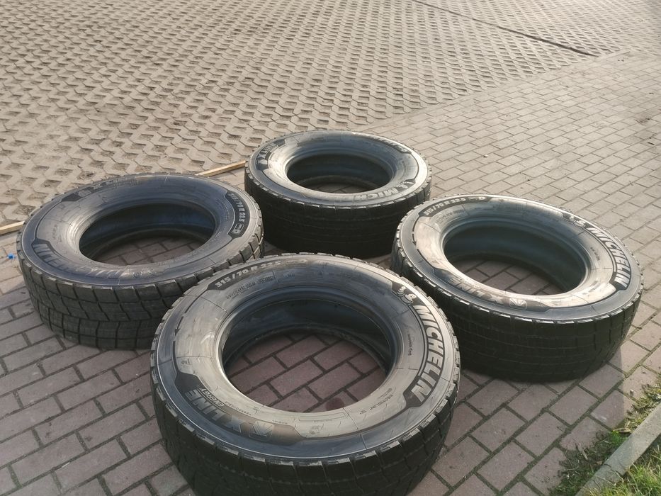 Michelin 315/70R22.5, 2023r,11mm,315/70/22.5, Wysyłka
