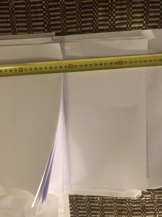 Tiras de papel A3 e  tamanho variavel