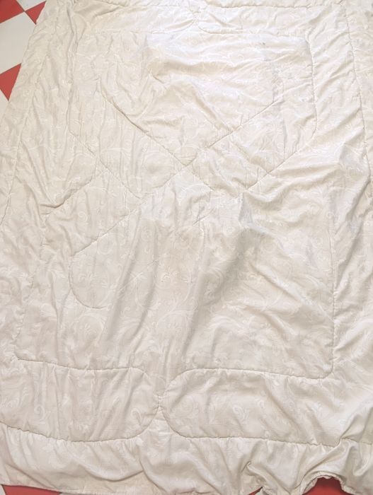 Тепла біла ковдра 1.5 спальна