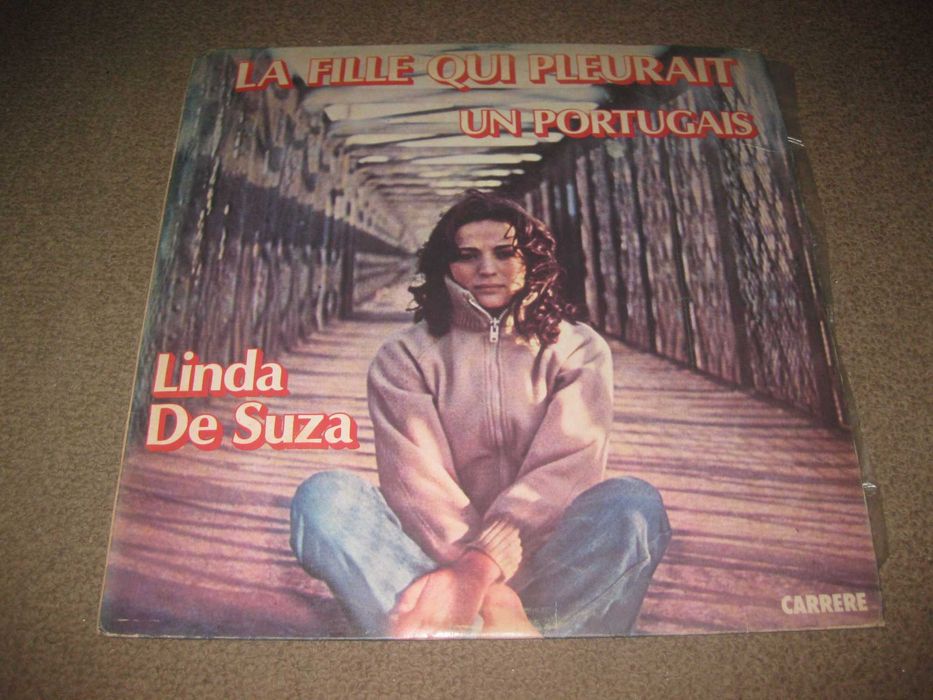 Vinil LP 33 rpm da Linda De Suza "La Fille Qui Pleurait Un Portugais"