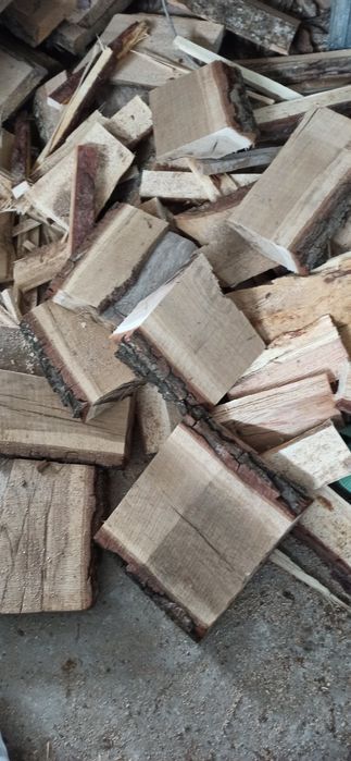 Дрова Ясеня після сушки в мішках