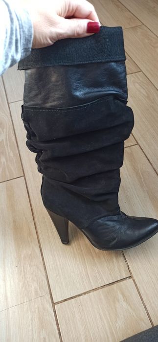 Сапоги из натуральной кожи 37