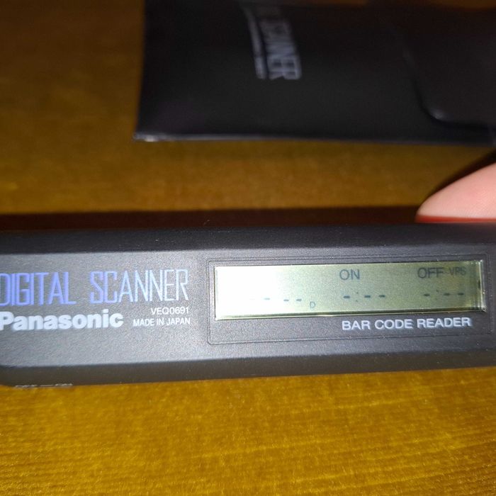 Scanner Digital Panasonic para Codigos de Barras – Retrô / Coleção