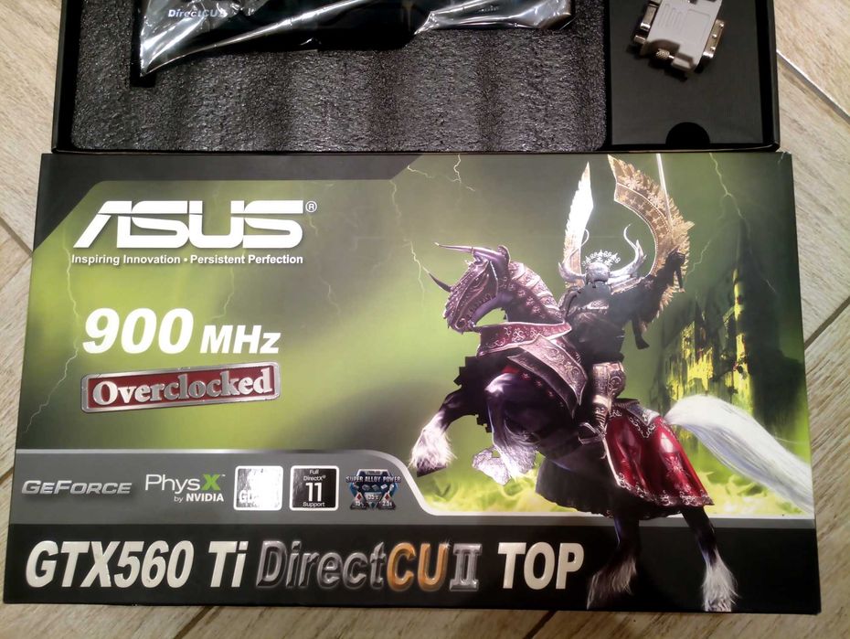 Відеокарта ASUS ENGTX560 Ti DCII TOP/2DI/1GD5 (нюанс)