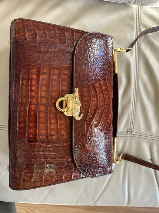 Сумка з шкіри крокодила