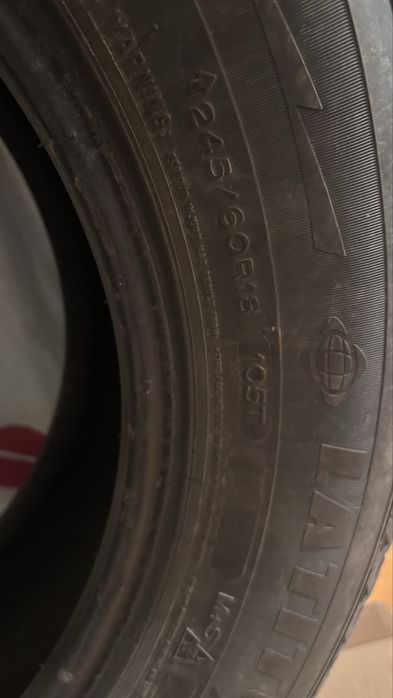 Michelin 245/60 R18 — 4 шини, зима