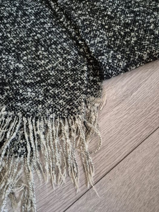 Szalik na zimę - beżowo brązowy