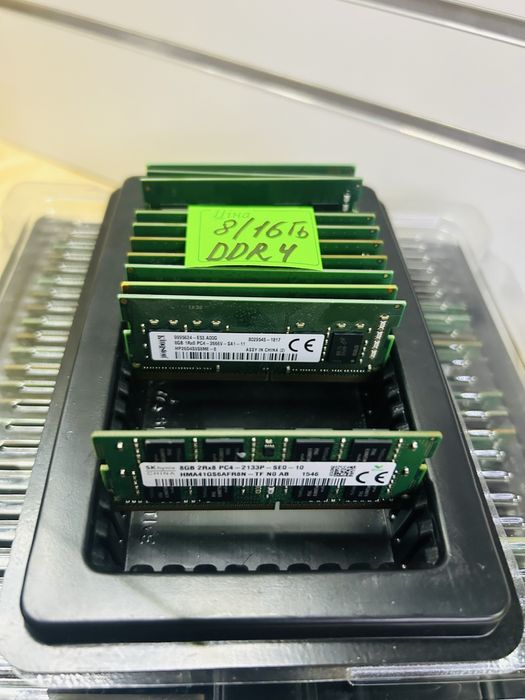 Оперативна памʼять, ОЗУ, RAM DDR3 / DDR3L / DDR4 4, 8, 16 ГБ SO-DIMM