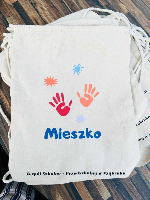 Worki Workoplecaki do przedszkola, szkoły z imieniem