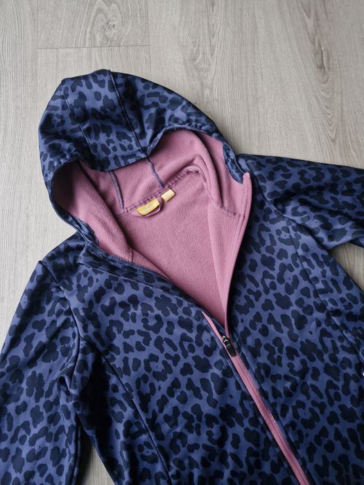 Kurtka dziewczęca softshell panterka r. 158/164