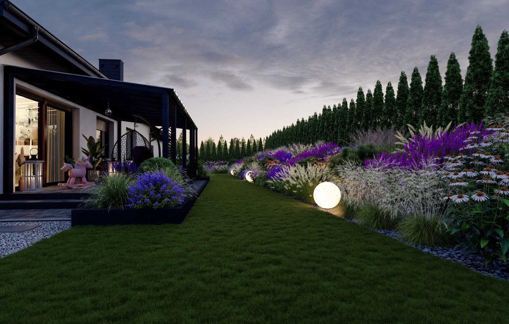 Projektowanie ogrodów / wizualizacje 3D / Cała Polska