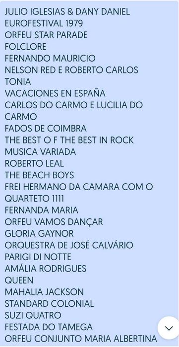 Cartuchos música vintage lote 70 títulos