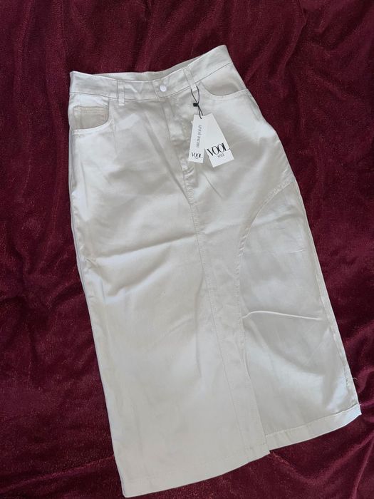 Жіноча спідниця максі з розрізом M, L