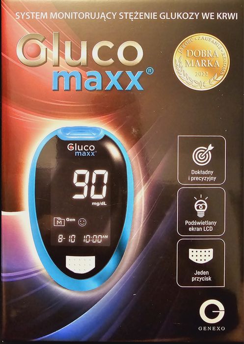 Glukometr Glucomaxx NOWE!!! Niebieski