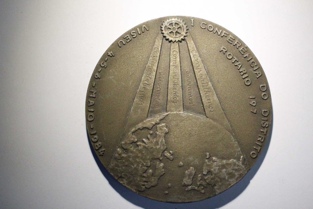 Medalhas comemorativas RotáriosRotários - 1ª assembleia distrito 197