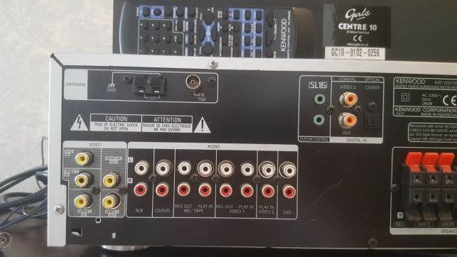 Домашній кінотеатр 5.0 + ресивер Kenwood