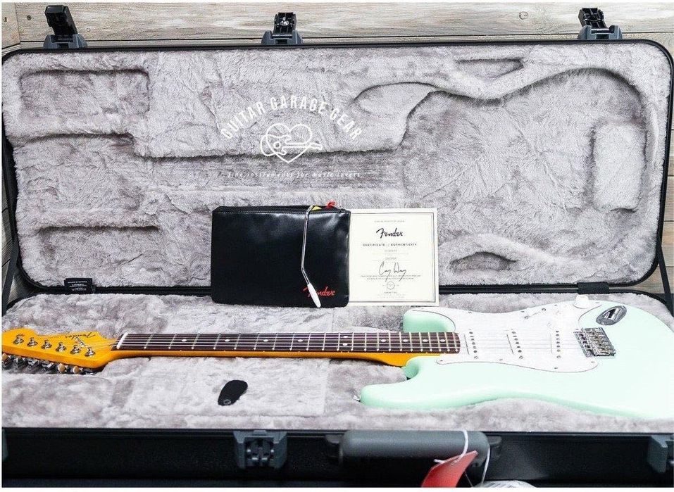 Fender Cory Wong Stratocaster – Satin Surf Green – Made in USA