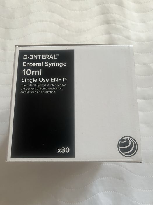 Strzykawki enFit 10 ml do pega 30 szt
