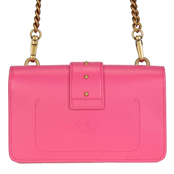 PINKO skórzana torebka listonoszka Love one Mini