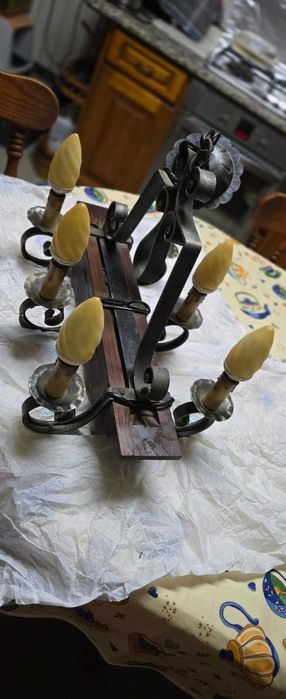 Candelabro Rústico c/ Lampadas