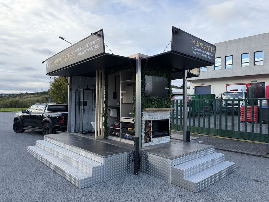 Roloute/Atrelado de Exposição em Inox – Legalizado e Pronto a Circular