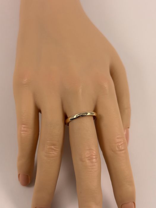 Złota obrączka rozmiar 22