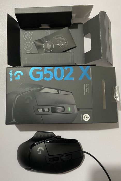 Logitech G502 X Wired Hero 25600DPI Optical Mouse Gaming Black NEW64585051901827121