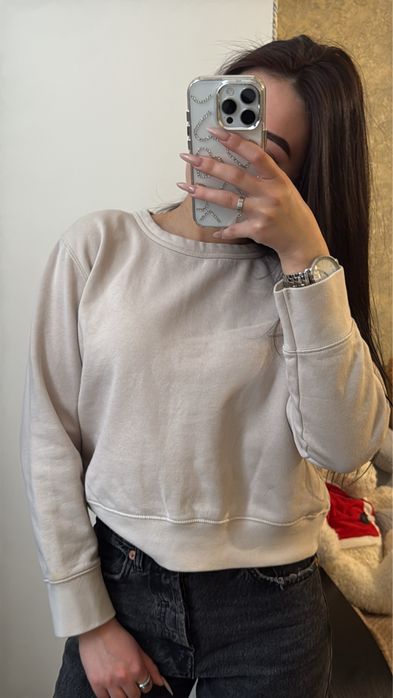 світшот zara бежевий